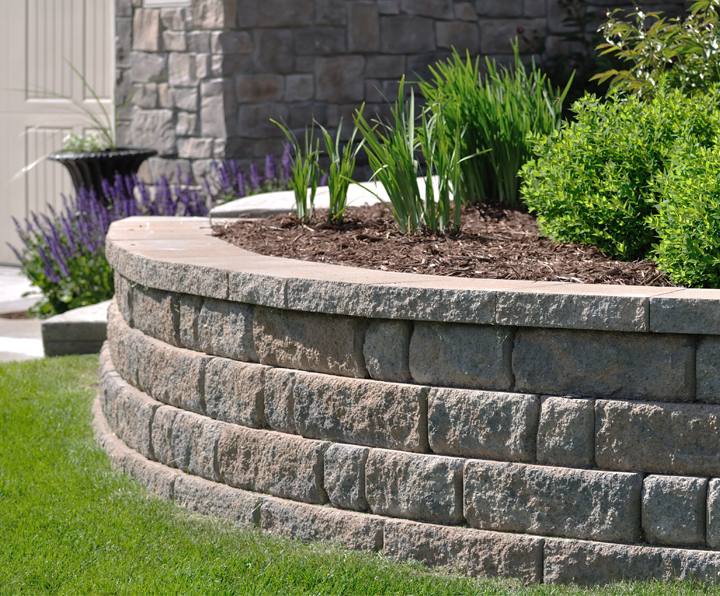 Retaining Wall Installed in Silver Springs Hardscaping Project